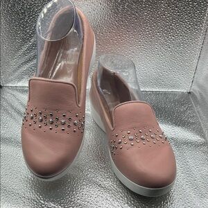 Fitflop Pink Studded Women's Loafers